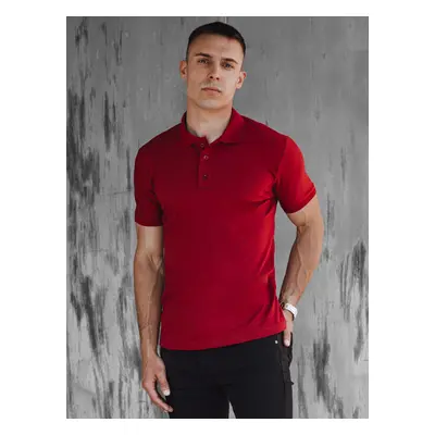 Men's Burgundy Polo Shirt Dstreet