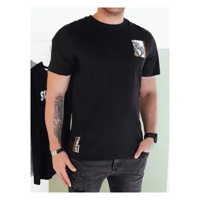 Men's T-shirt with black Dstreet print