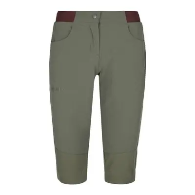 Women's outdoor 3/4 pants Kilpi MEEDIN-W khaki