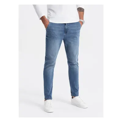 Ombre Men's denim pants CARROT FIT - blue