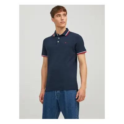 Dark blue polo shirt Jack & Jones Paulos - Men