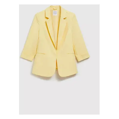 Women's blazer MOODO - light yellow