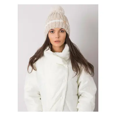 Women's warm beige hat