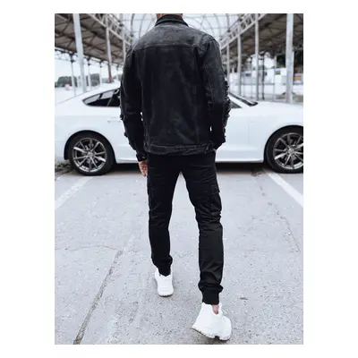 Men's denim jacket black Dstreet