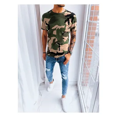 Men's Camo Khaki T-Shirt Dstreet