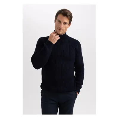 DEFACTO Standard Fit Turtleneck Sweater