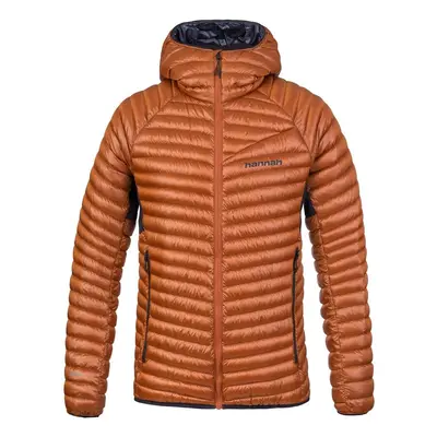 Men's down jacket Hannah MIO HOODY rust