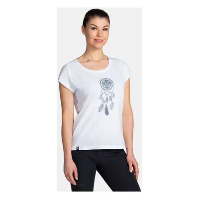 Women's cotton T-shirt KILPI ROANE-W White