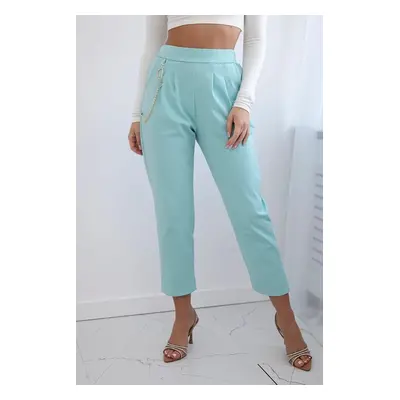 New Punto Pants Mint Chain Pants