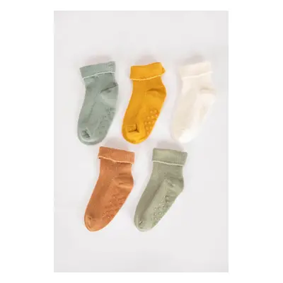 DEFACTO Baby Girl 5-pack Cotton Long Socks