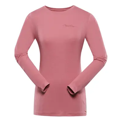 Women's T-shirt ALPINE PRO EVICA dusty rose