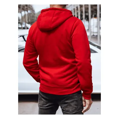 Red men's hoodie Dstreet