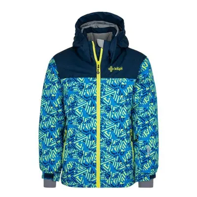 Boys' ski jacket Kilpi ATENI-JB dark blue