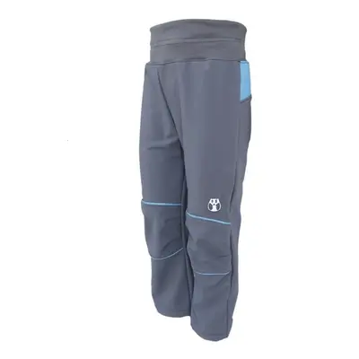 Softshell pants - tm. gray - blue