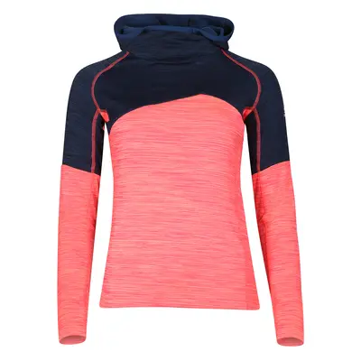 Women's quick-drying sweatshirt ALPINE PRO GORFA neon coral