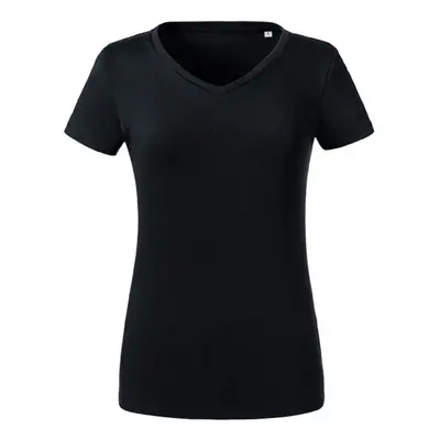 Russell Women's Pure Organic V-Neck T-Shirt