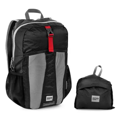 Spokey HIDDEN PEAK Backpack folding l, clear-red