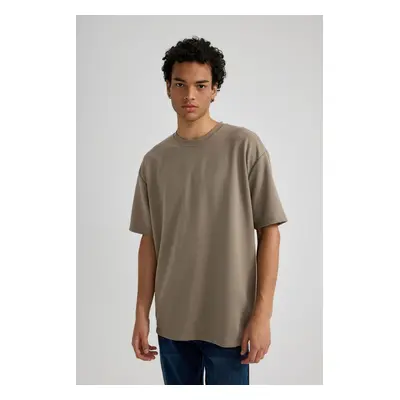 DEFACTO Oversize Fit Crew Neck T-Shirt