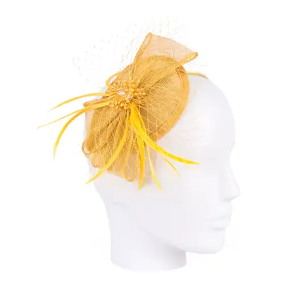 Art Of Polo Női Fascinator cz19587 Mustár