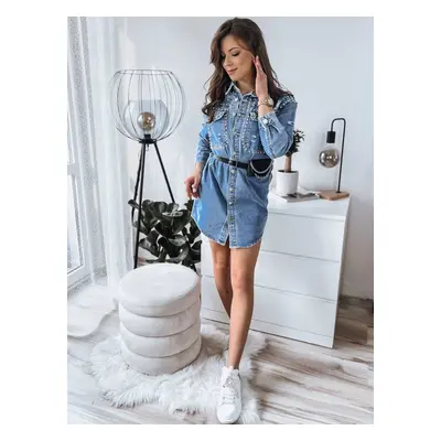 ZAVIA Light Blue Dstreet Denim Dress