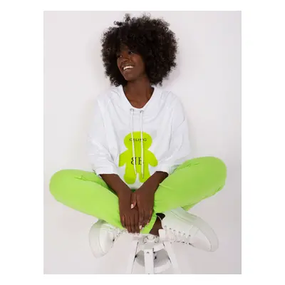 Ecru light green tracksuit with trousers