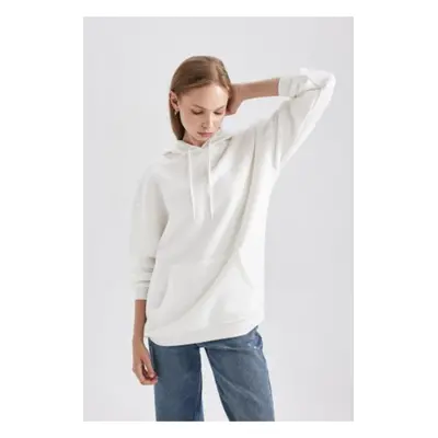 DEFACTO Oversize Fit Hooded Thick Sweatshirt