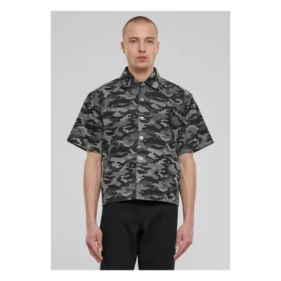 Men's shirts with print - camouflage/grey