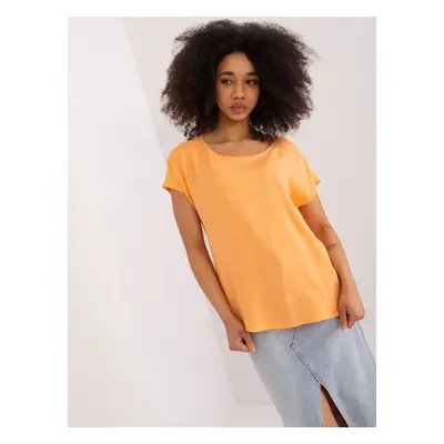 Light orange viscose blouse SUBLEVEL