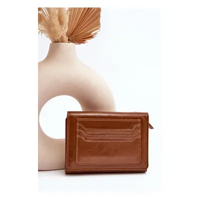 Women's brown wallet made of Joanela eco-leather