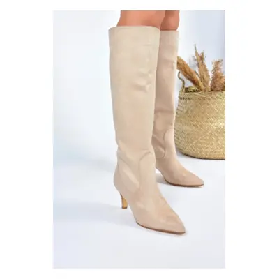 Fox Shoes Ten Women's Suede Short Heeled Boots