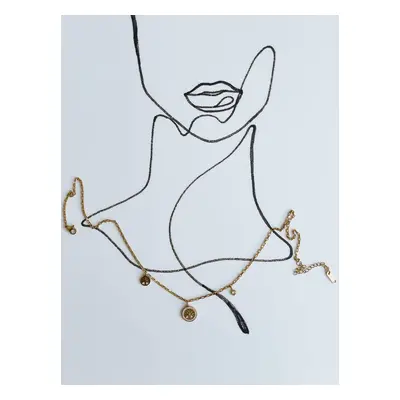 PLAYA Gold Dstreet Necklace