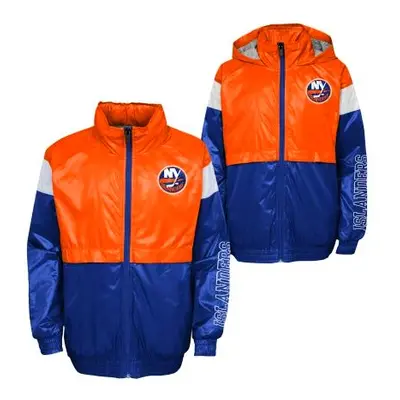 Outerstuff Children's Jacket GOAL LINE STANCE FZ WINDBREAKE NEW YORK ISLANDERS