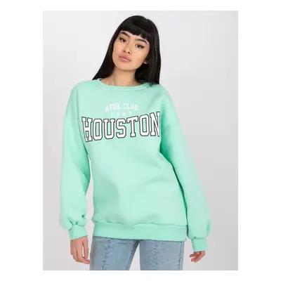 Mint sweatshirt with Los Angeles print