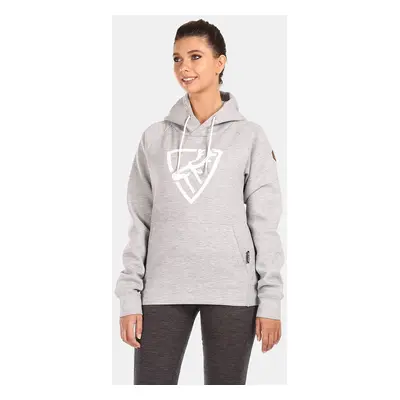 Women's cotton sweatshirt Kilpi FJELA-W Light grey