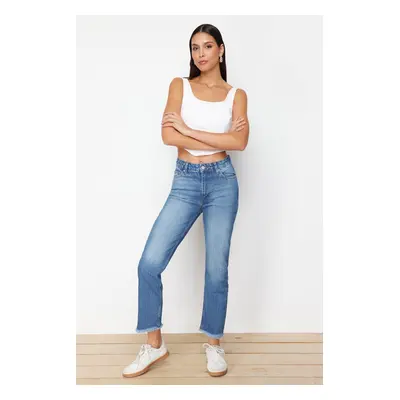 Trendyol Blue High Waist Mom Jeans