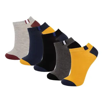 DEFACTO Size 5-Pack Cotton Ankle Socks