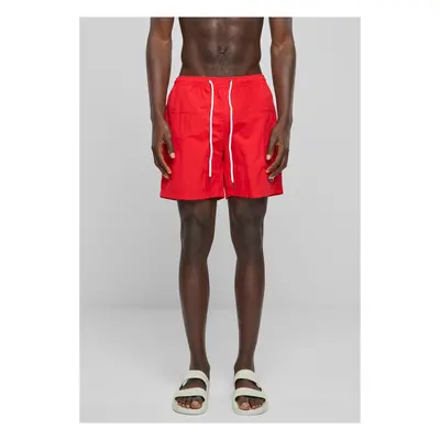 Men's Block Swimsuit - Bright Red