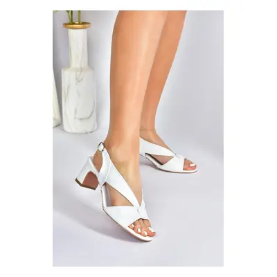 Fox Shoes White Women's Low-Heeled Shoes