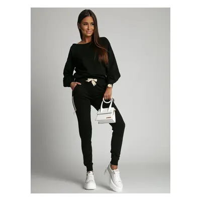 Women's Casual Black Tracksuit