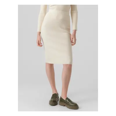 Women's cream skirt VERO MODA Karis - Women