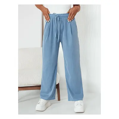 ASTERS Women's Wide Trousers Light Blue Dstreet