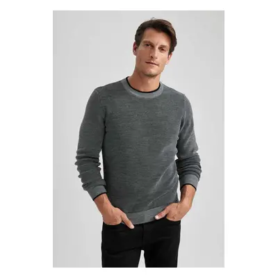 DEFACTO Standard Fit Crew Neck Sweater