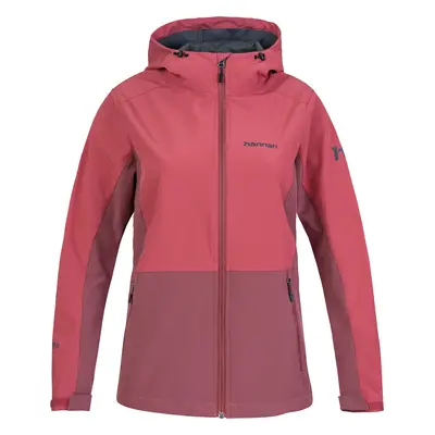 Women's softshell jacket Hannah ZURY LITE baroque rose/roan rouge