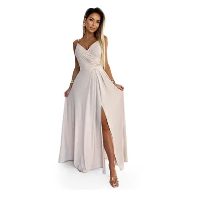 Elegant maxi long dress with straps Numoco