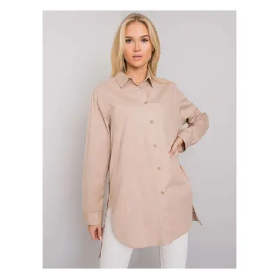 Beige cotton shirt