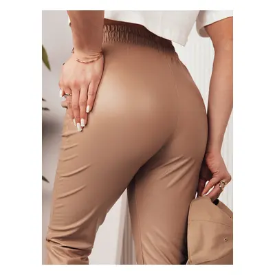 BRIAL women's waxed trousers beige Dstreet