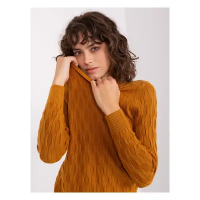 Classic knitted mustard sweater