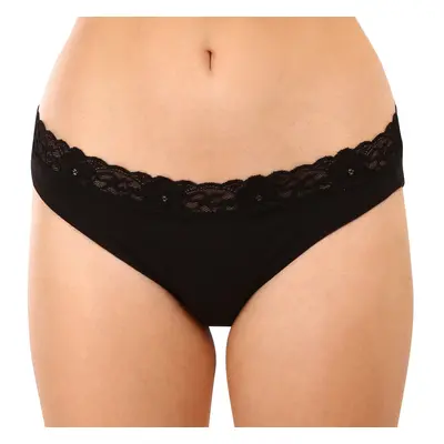 Women's panties Styx with lace black