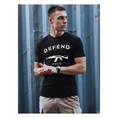 Men's T-shirt with black Dstreet print