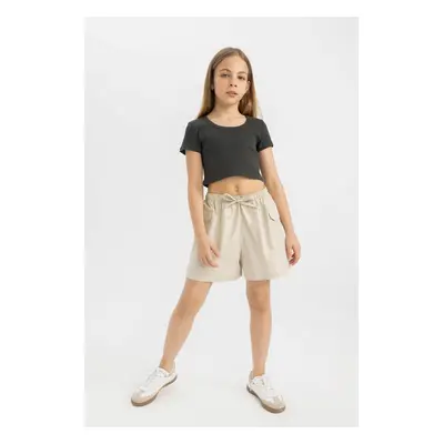 DEFACTO Girl's Cotton Shorts